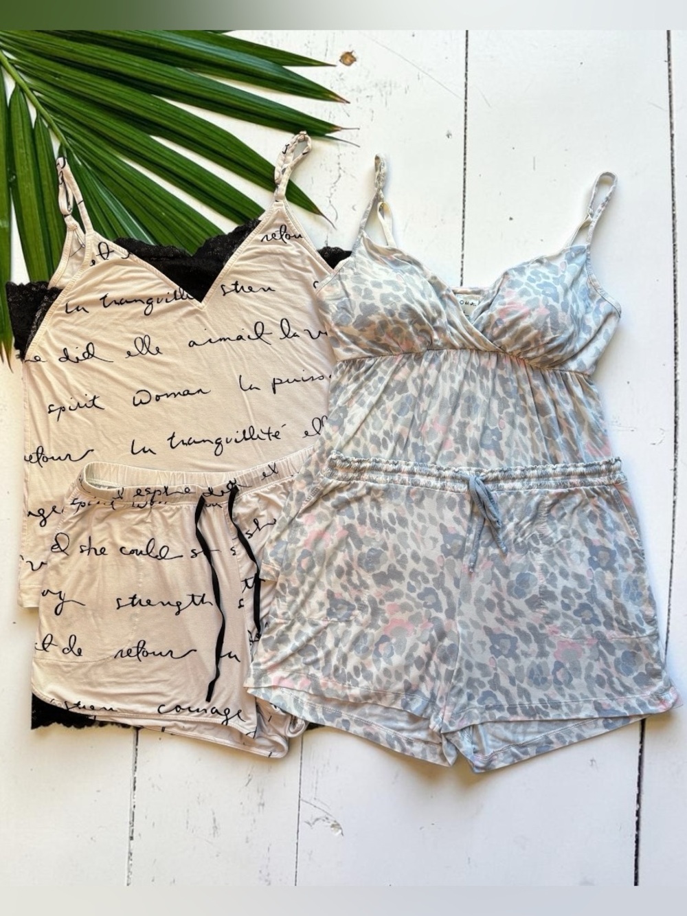 Soma Pajama Set Bundle – 2 Sets Camisole & Shorts Lounge Sleepwear